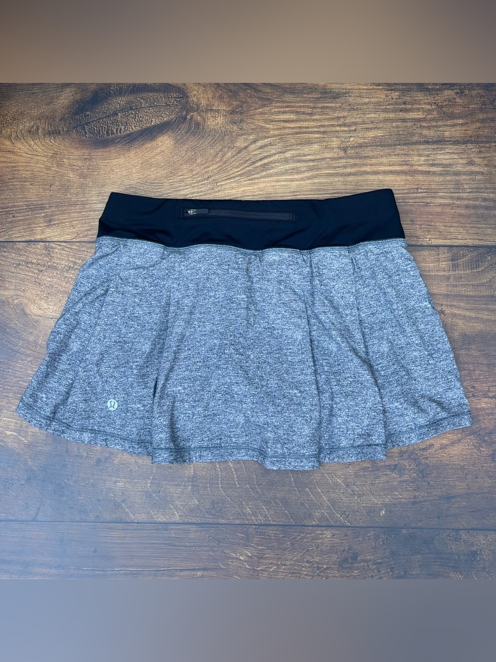 Lululemon Pace Rival Skirt Skort 13" In Heather Lux Multi Black Size 6